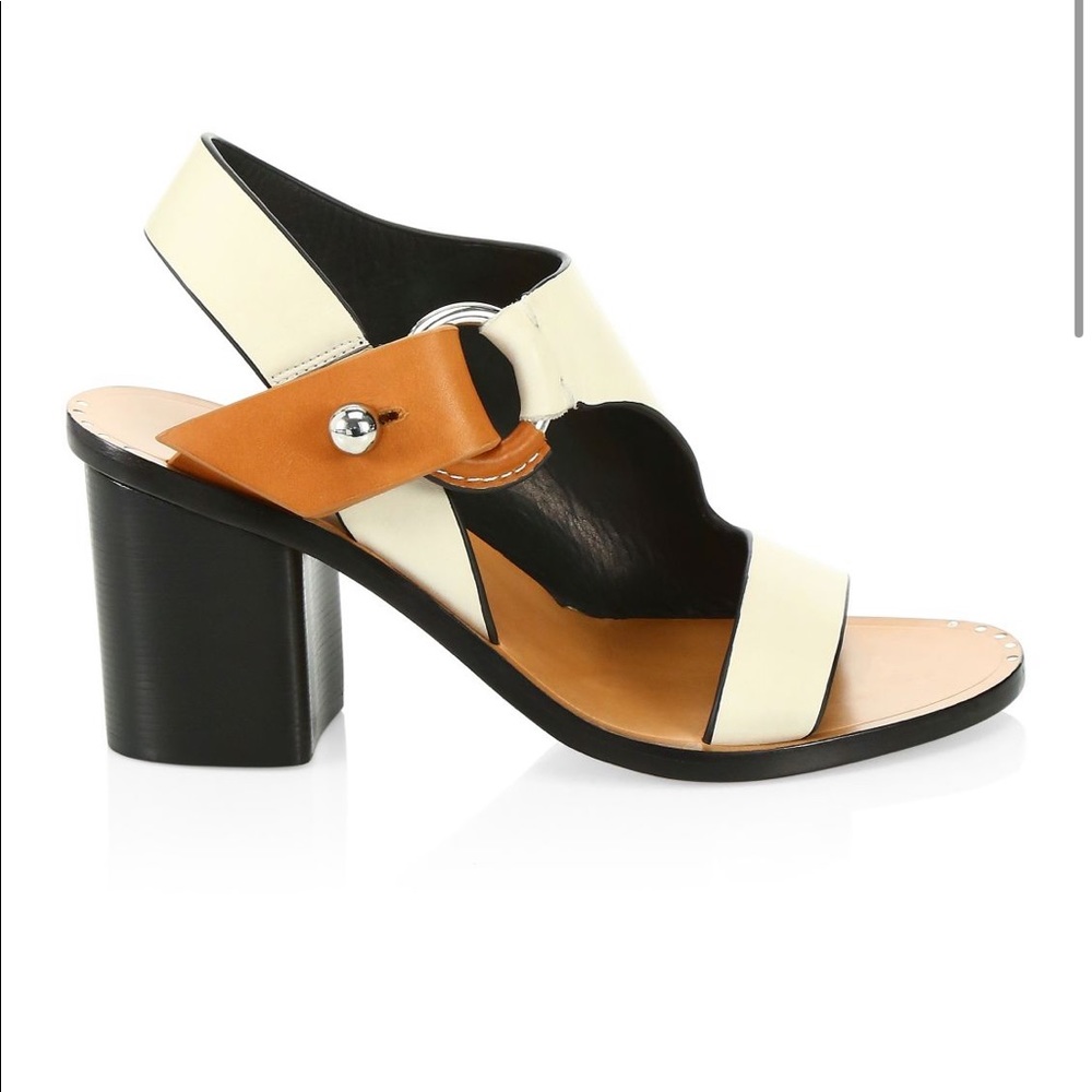 NEW Rag and Bone Arc block heel leather sandal